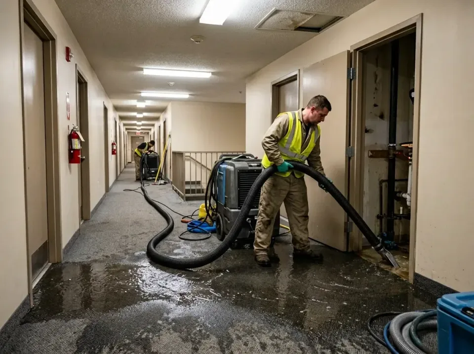multi-unit-apartment-hallway-f-005 — frequently asked questions, Emergency Burst Pipe Water Extraction & Removal in Titusvil…